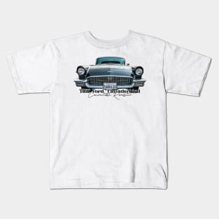 1957 Ford Thunderbird Convertible Roadster Kids T-Shirt